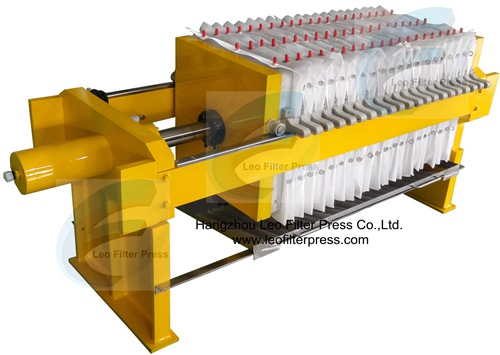 Leo Filter Press Manual Hydraulic Operation Small Size High Quality Filter Press