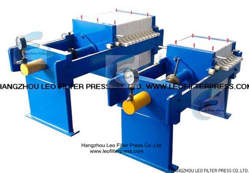 Leo Filter Press 500 Series Manual Filter Press Operation Instruction