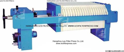 Filter Press Instruction for Leo Filter Press Manual Filter Press, Full Manual Operation Filter Press